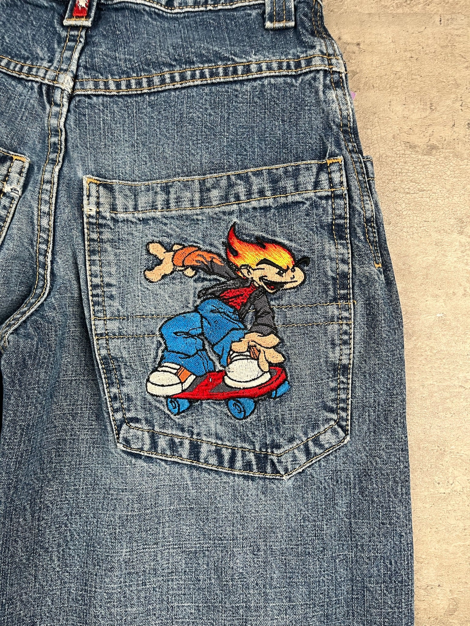 Vintage Flamehead Denim 7/8