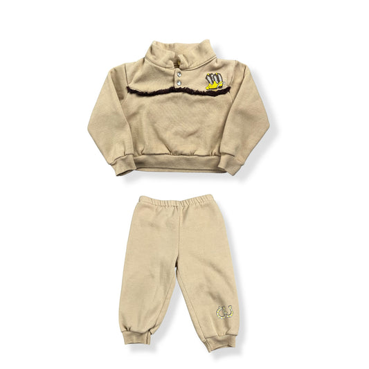 Vintage Western Sweat Set 6-9 Months