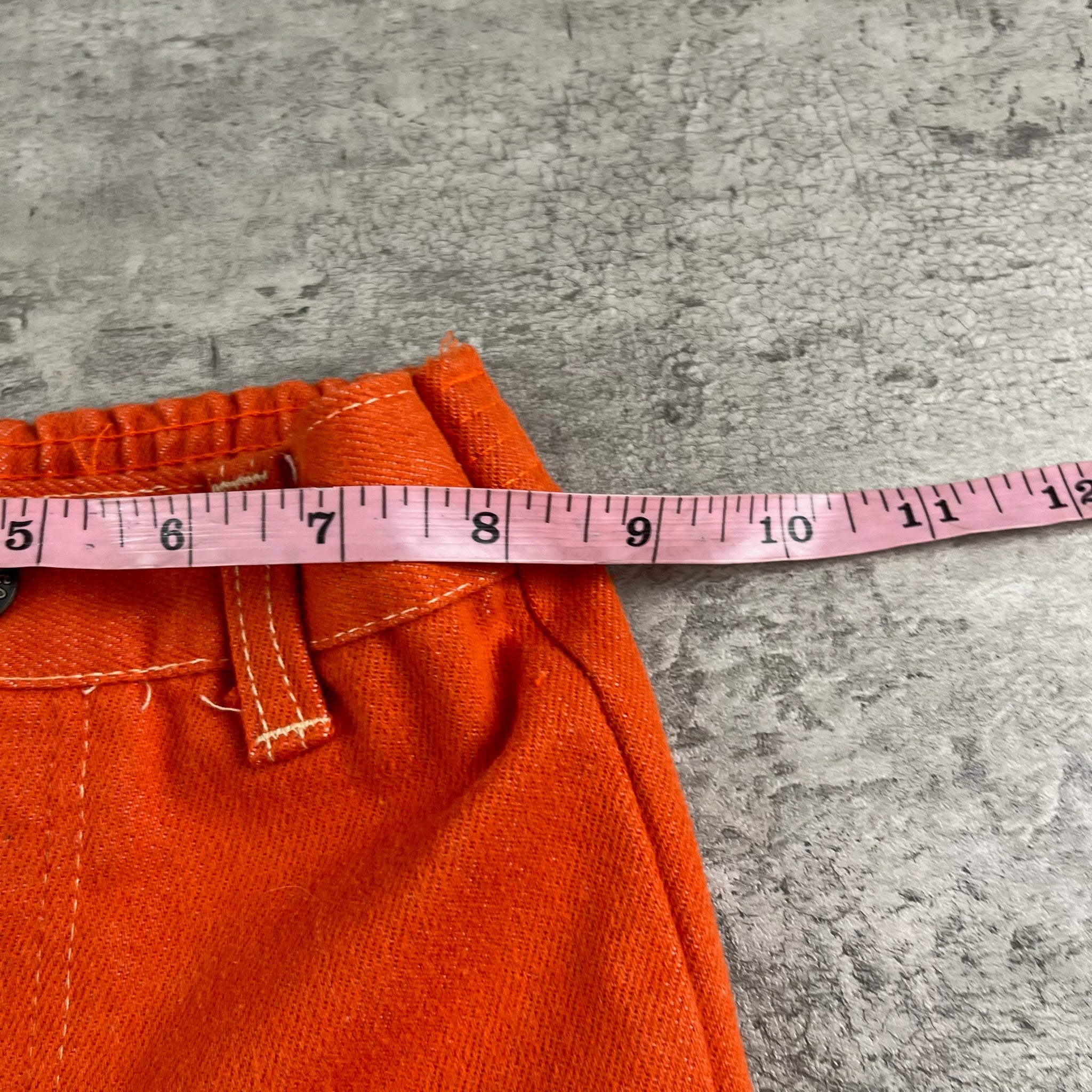 Vintage Orange Denim Pants 4T