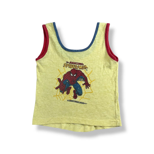 Vintage 70's Spiderman Tank 18 Months