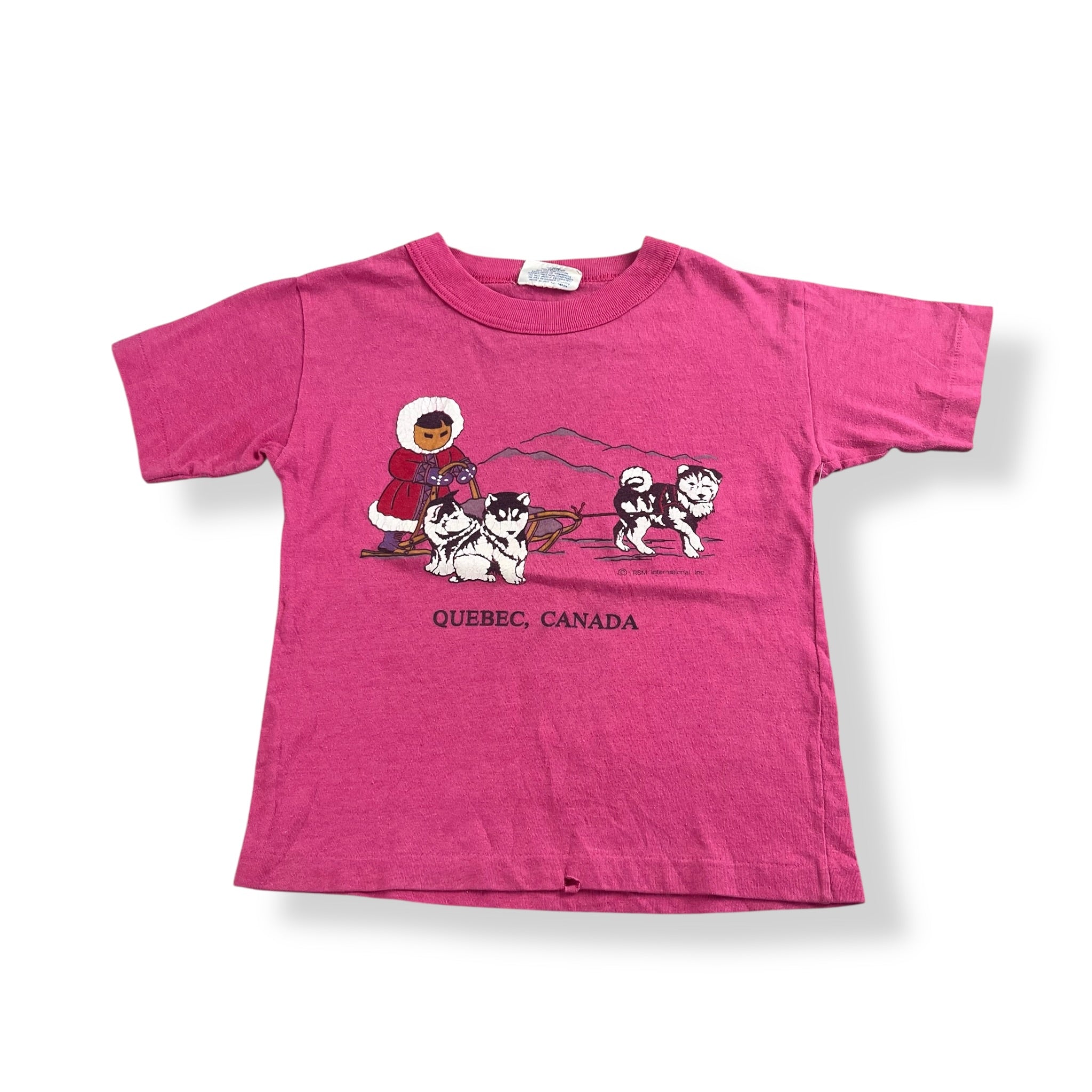Vintage Quebec, Canada Souvenir T-Shirt 3T