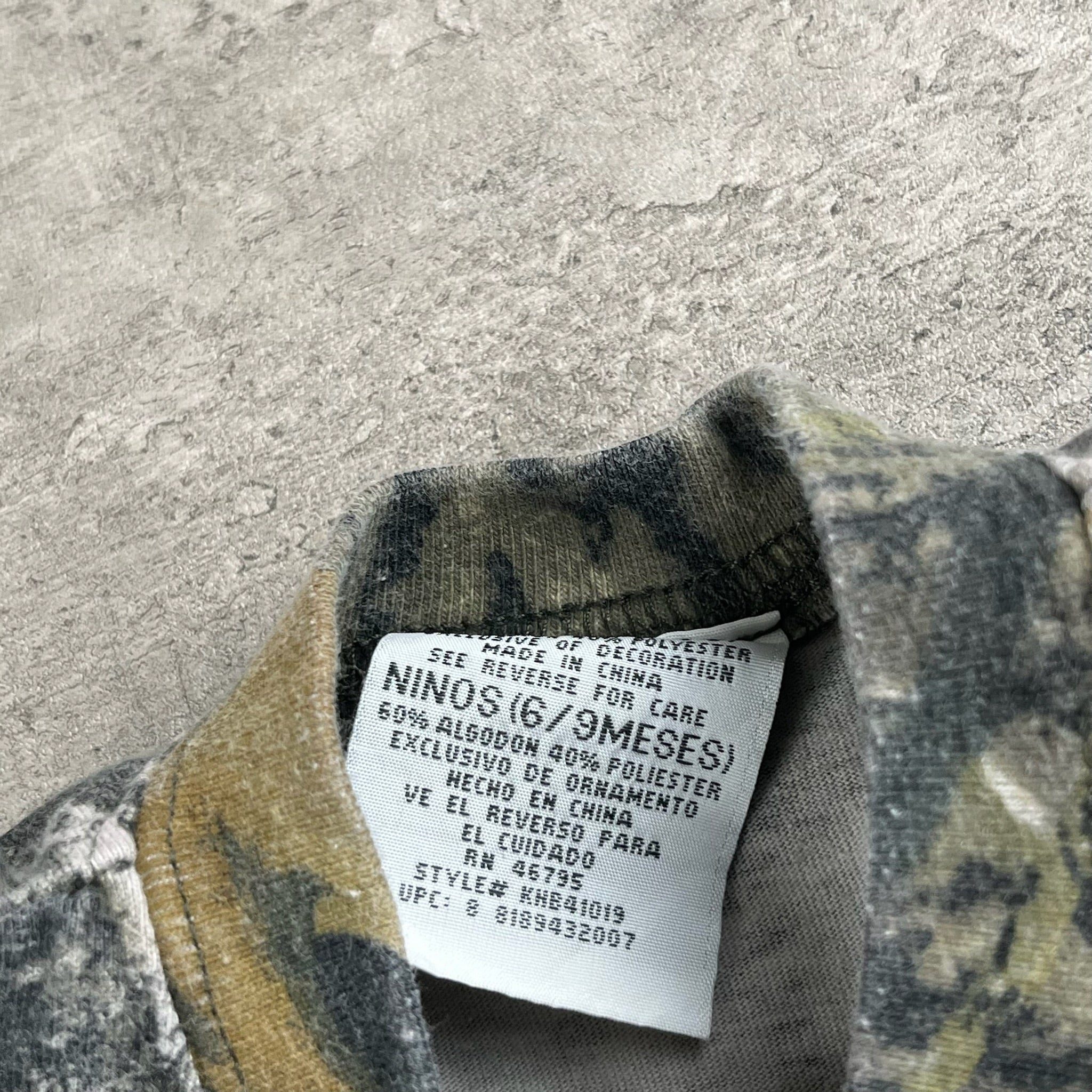 Vintage Camo Romper 12 Months