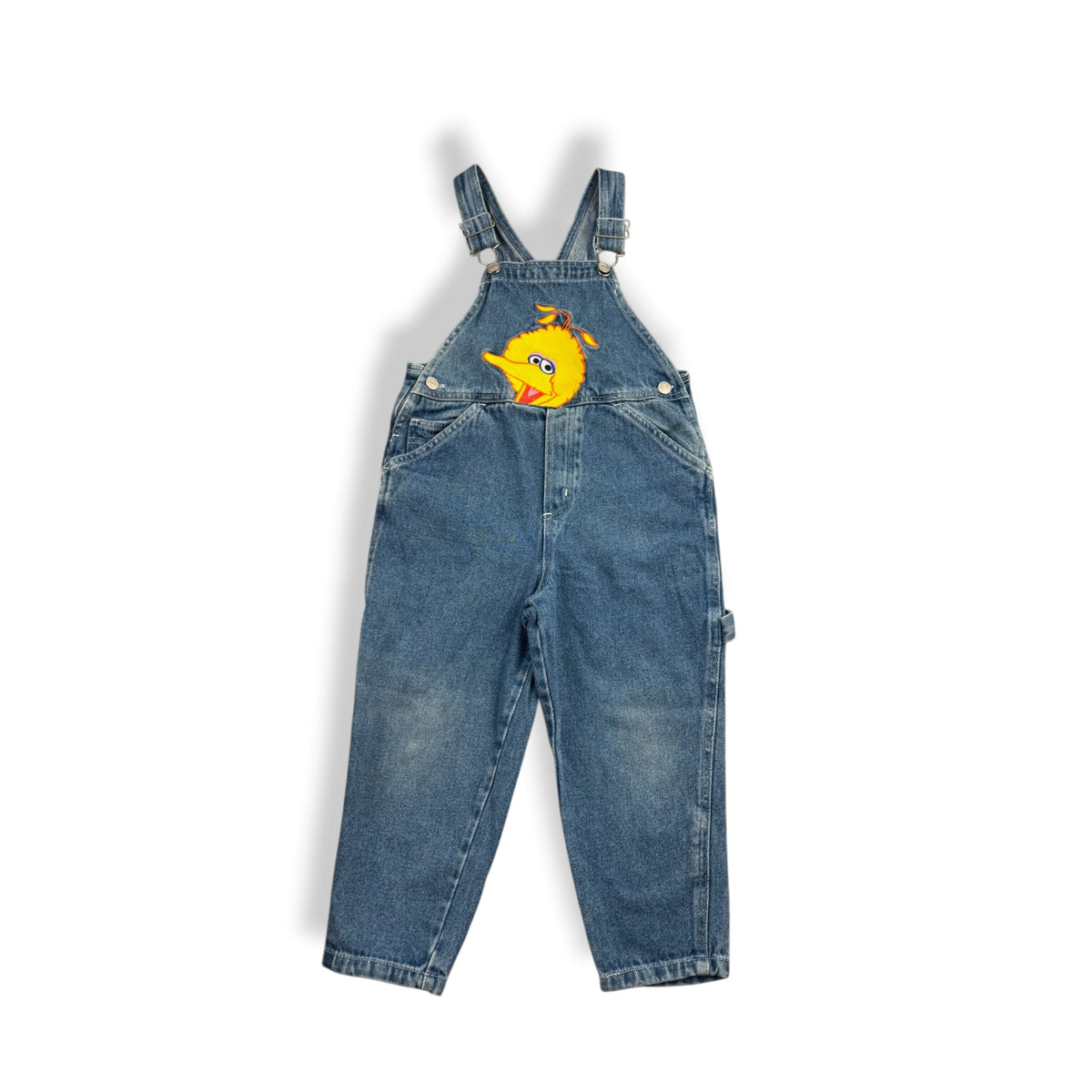 Vintage Big Bird Overalls 3T