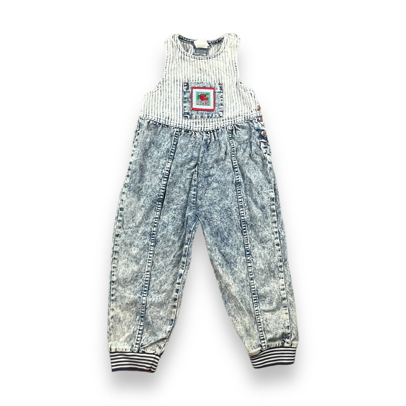 Vintage Little Levis Acid Wash Romper 4/5T