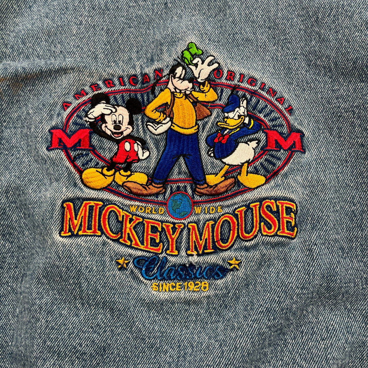 Vintage Disney Denim Jacket 3/4T