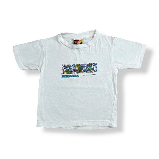 Vintage Bermuda Seahorses Destination T-Shirt 3T