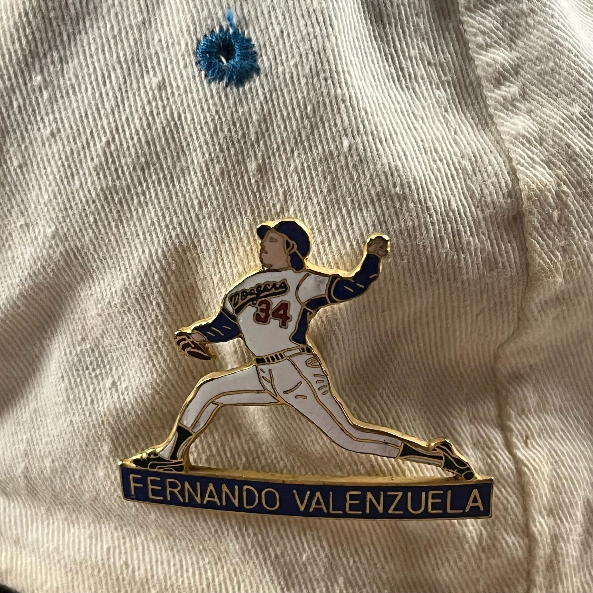Vintage Los Angeles Dodgers Hat W/ Player Pins