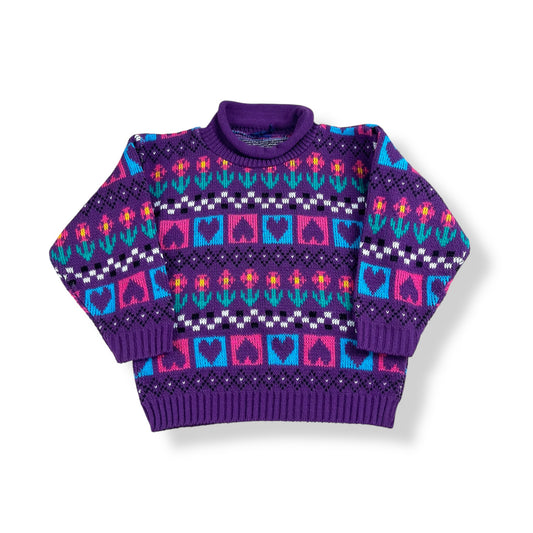 Vintage Patterned Knit 3T