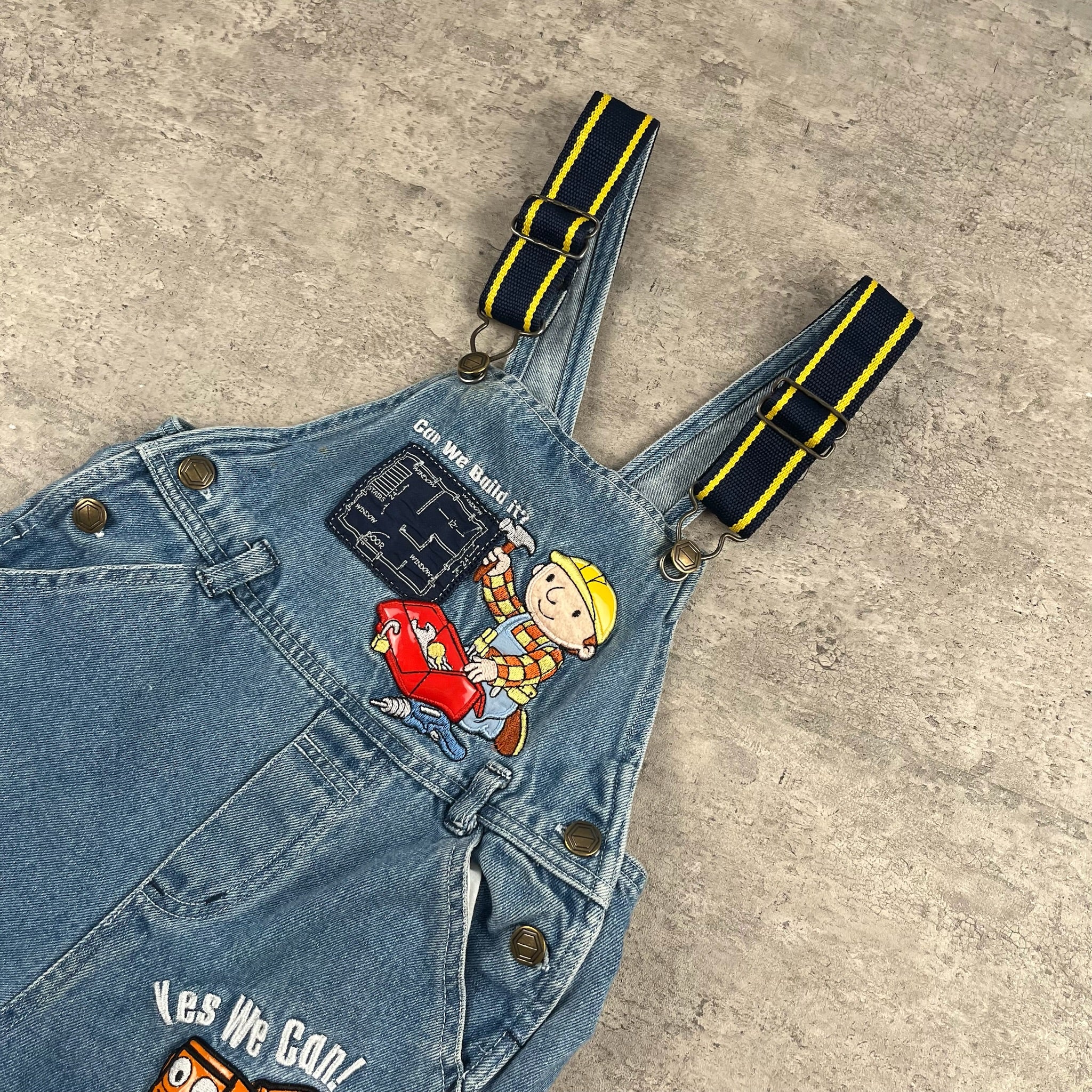Vintage Bob The Builder Shortalls 3/4T