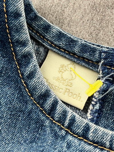 Vintage Classic Winnie The Pooh Denim Dress 2T