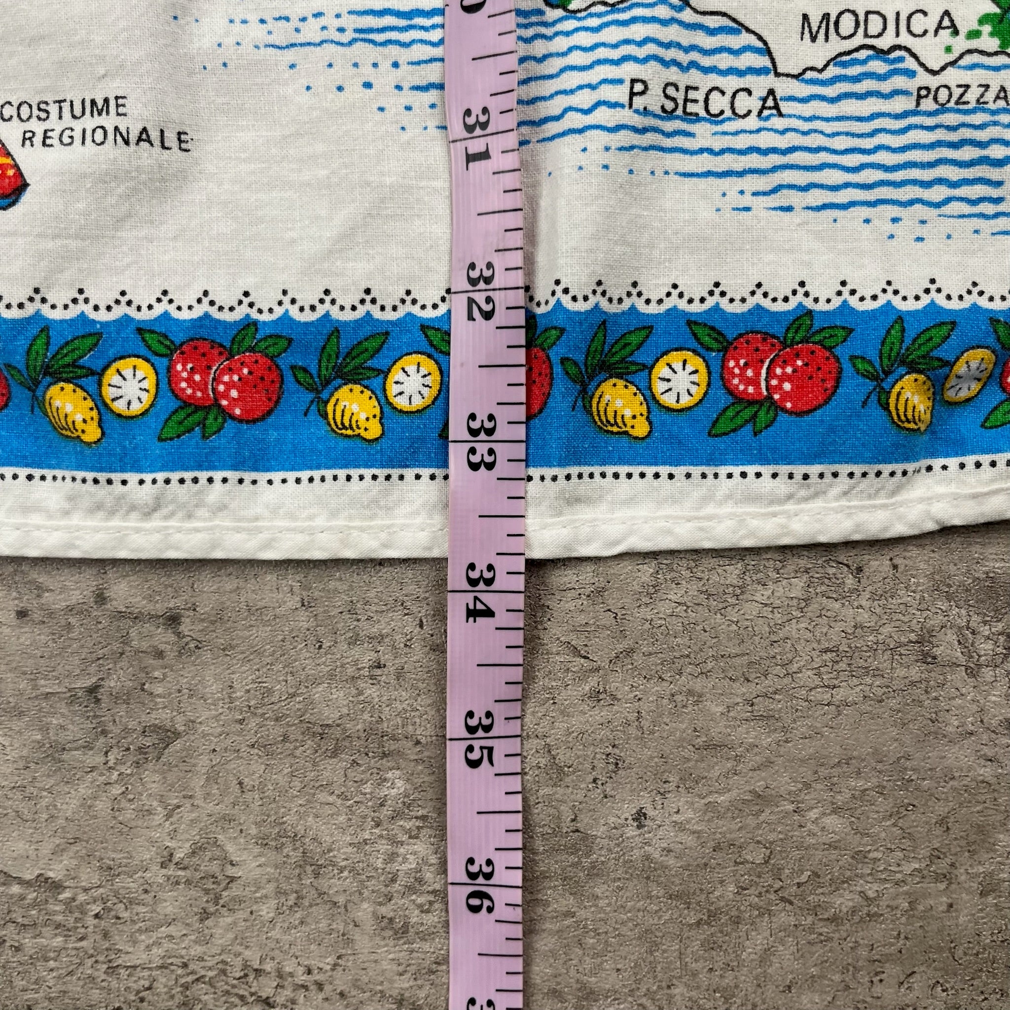 Vintage Sicily Apron Adult Small