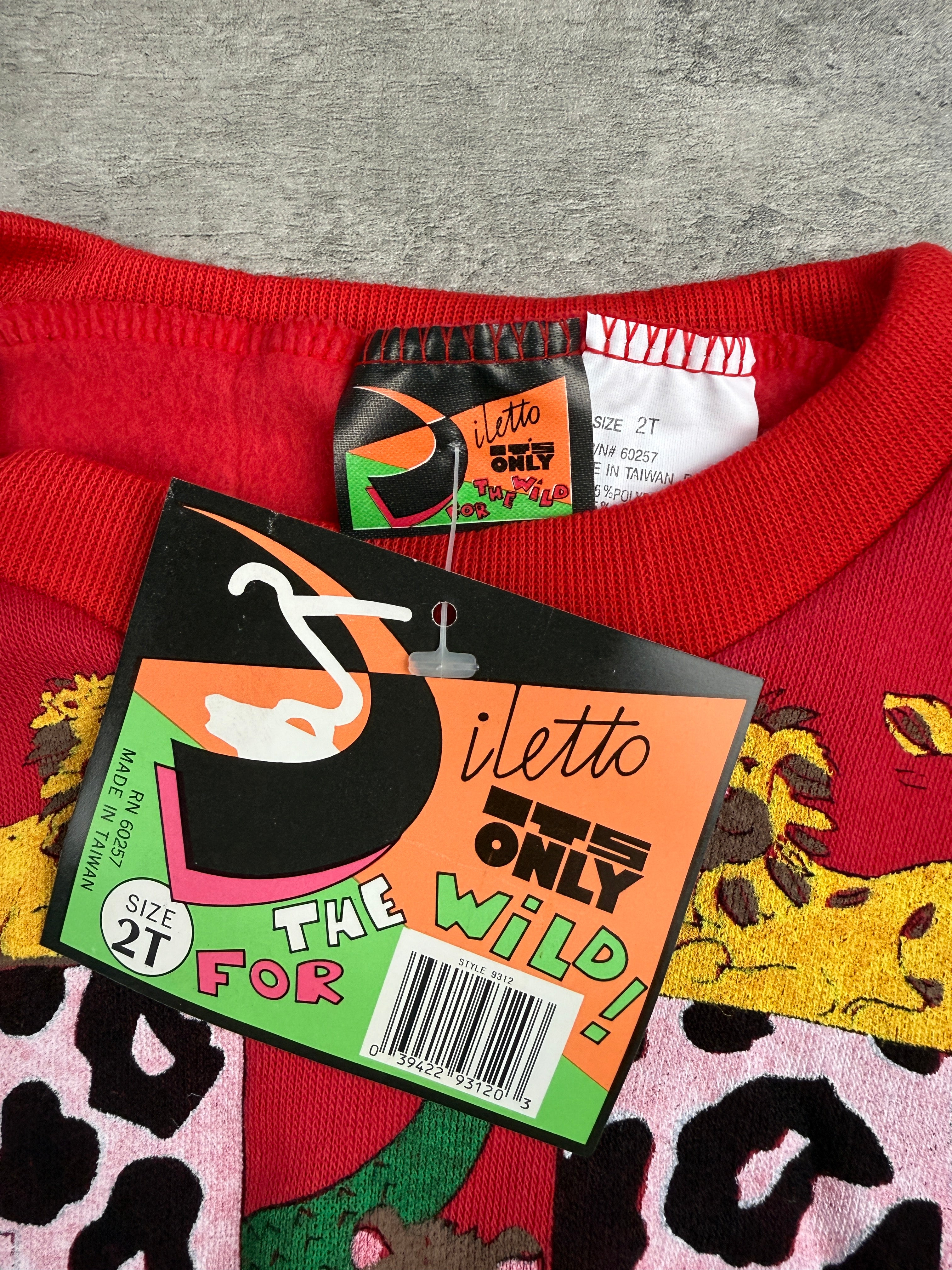 Vintage Zoo Animal Sweat Set 2T