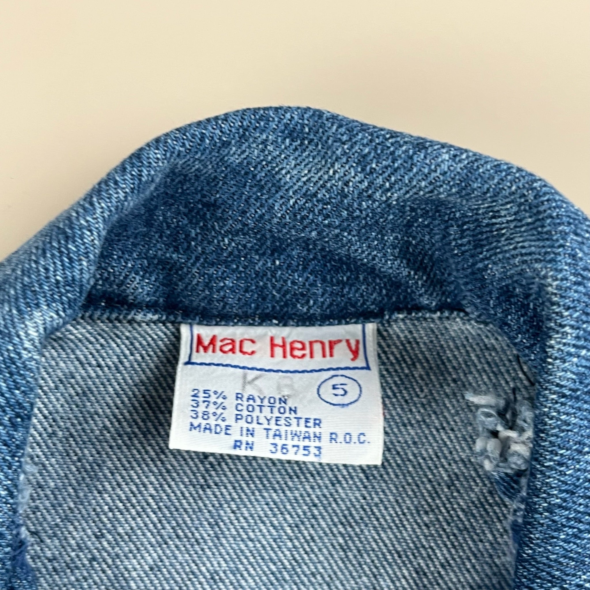 Vintage Cowboy Denim Jacket 3T