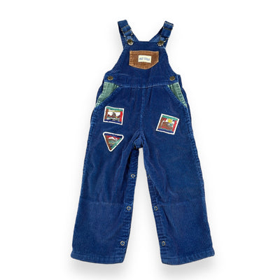 Vintage Okie Dokie Corduroy Overalls 2T