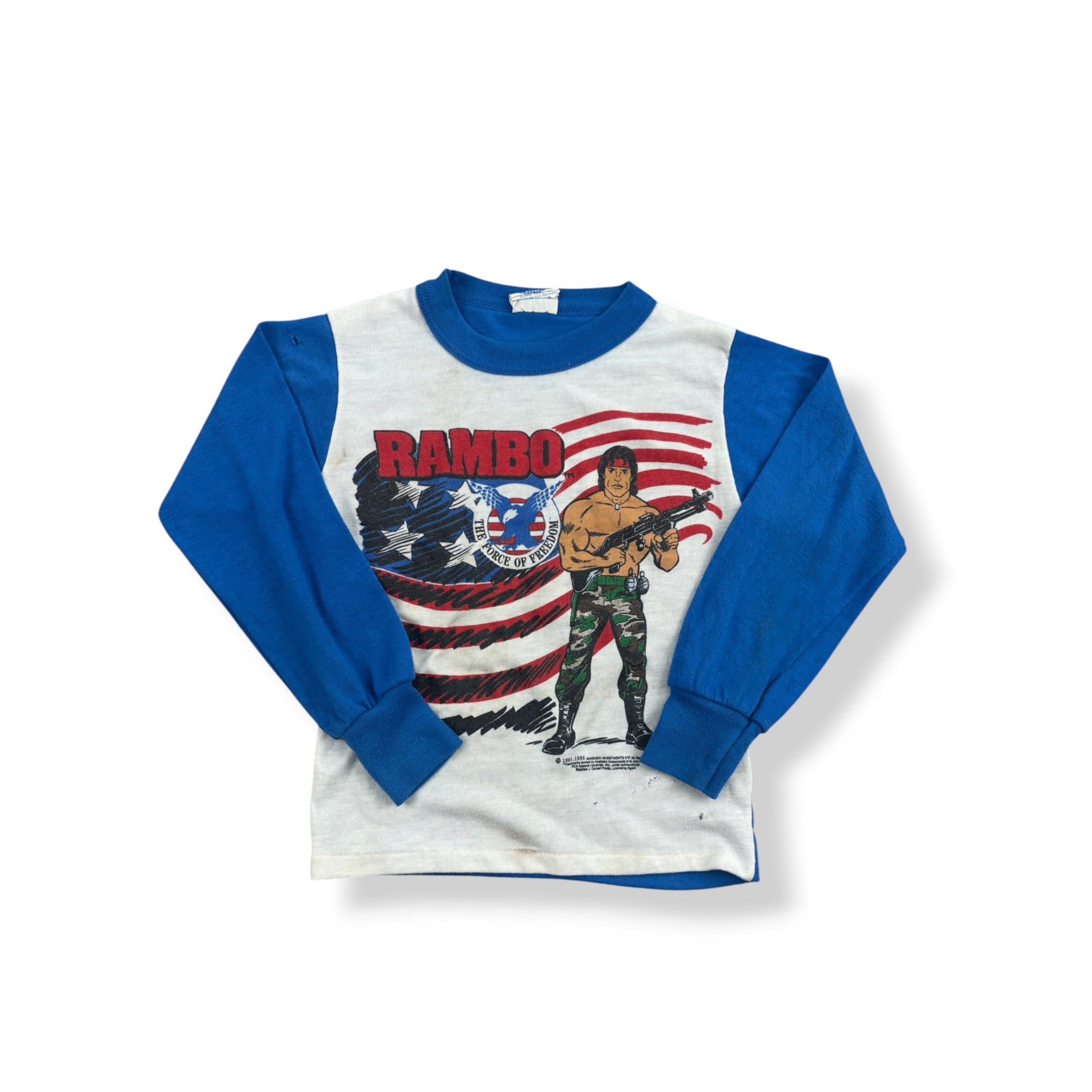 Vintage Rambo 3/4T Longsleeve PJ Top