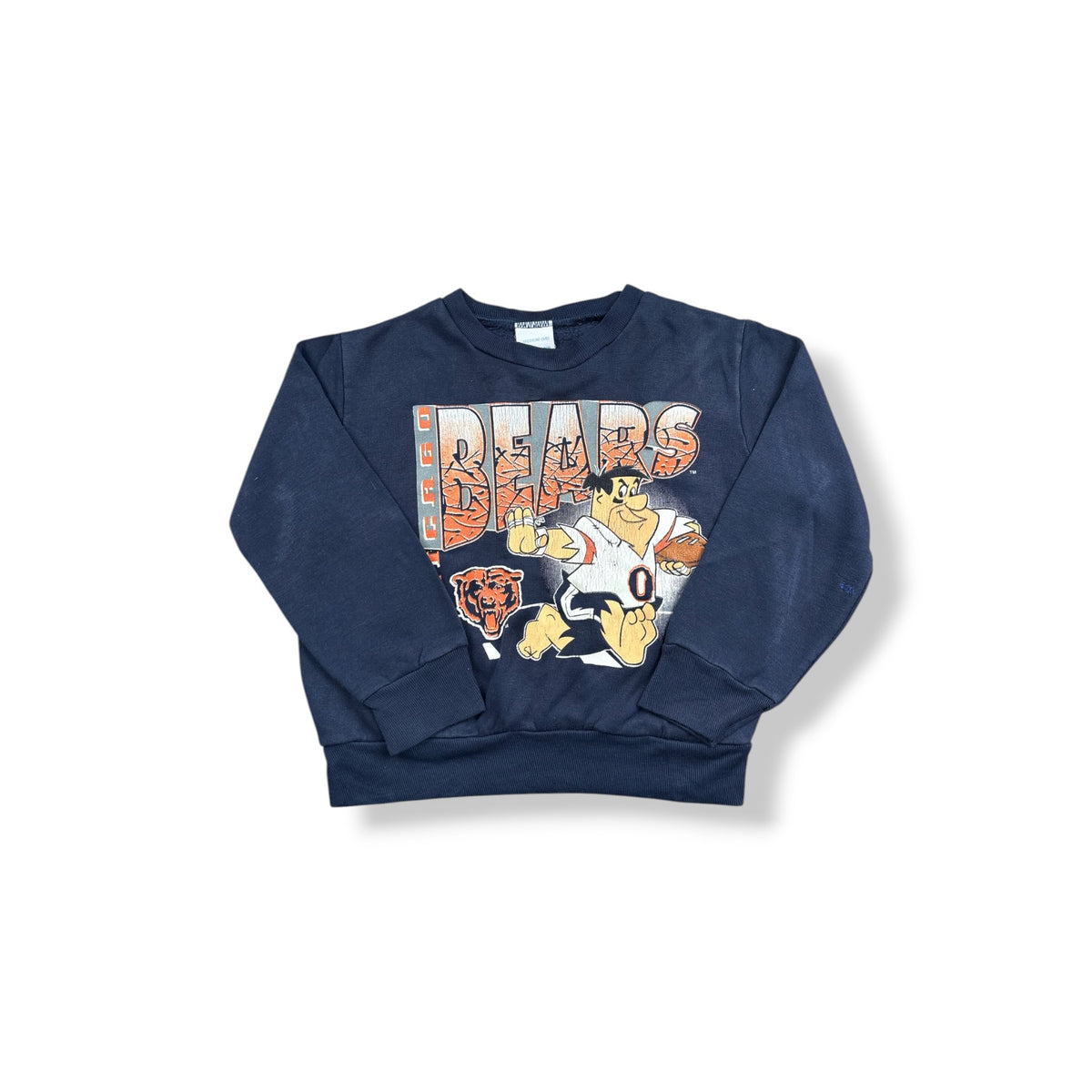 Vintage Flinstones Chicago Bears Crew 3T