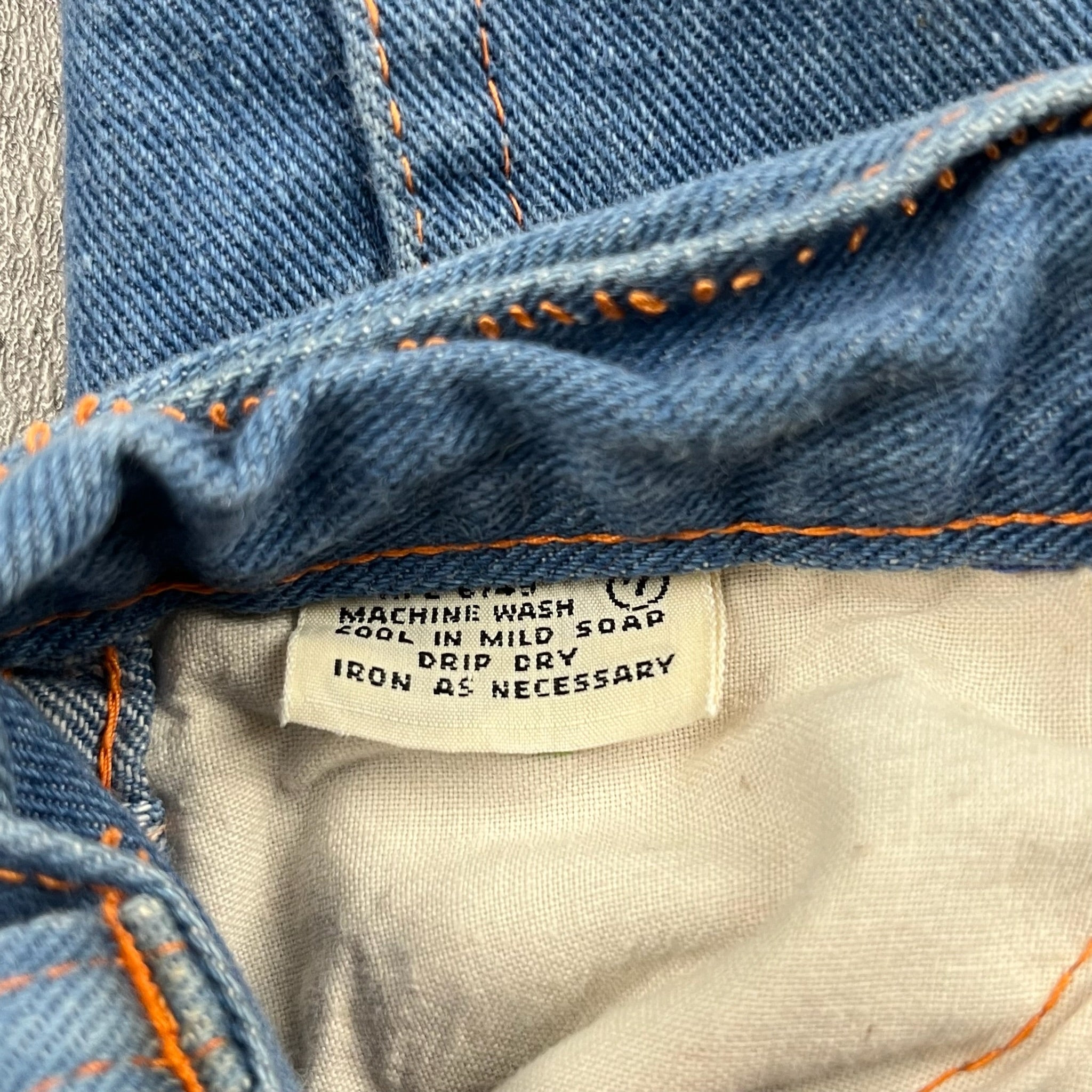 Vintage Clown Embroidered Denim Jeans 7 Youth Small