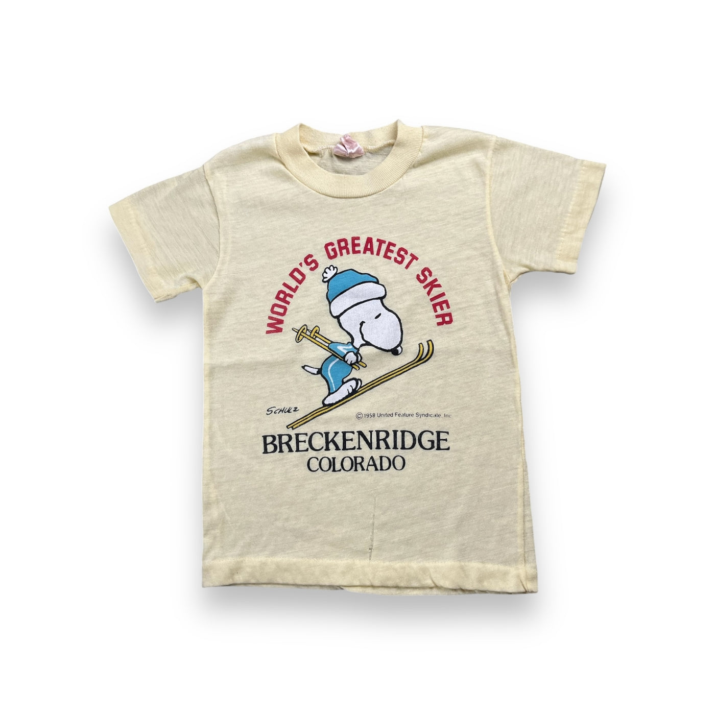 Vintage Snoopy Breckenridge Souvenir T-Shirt 3/4T