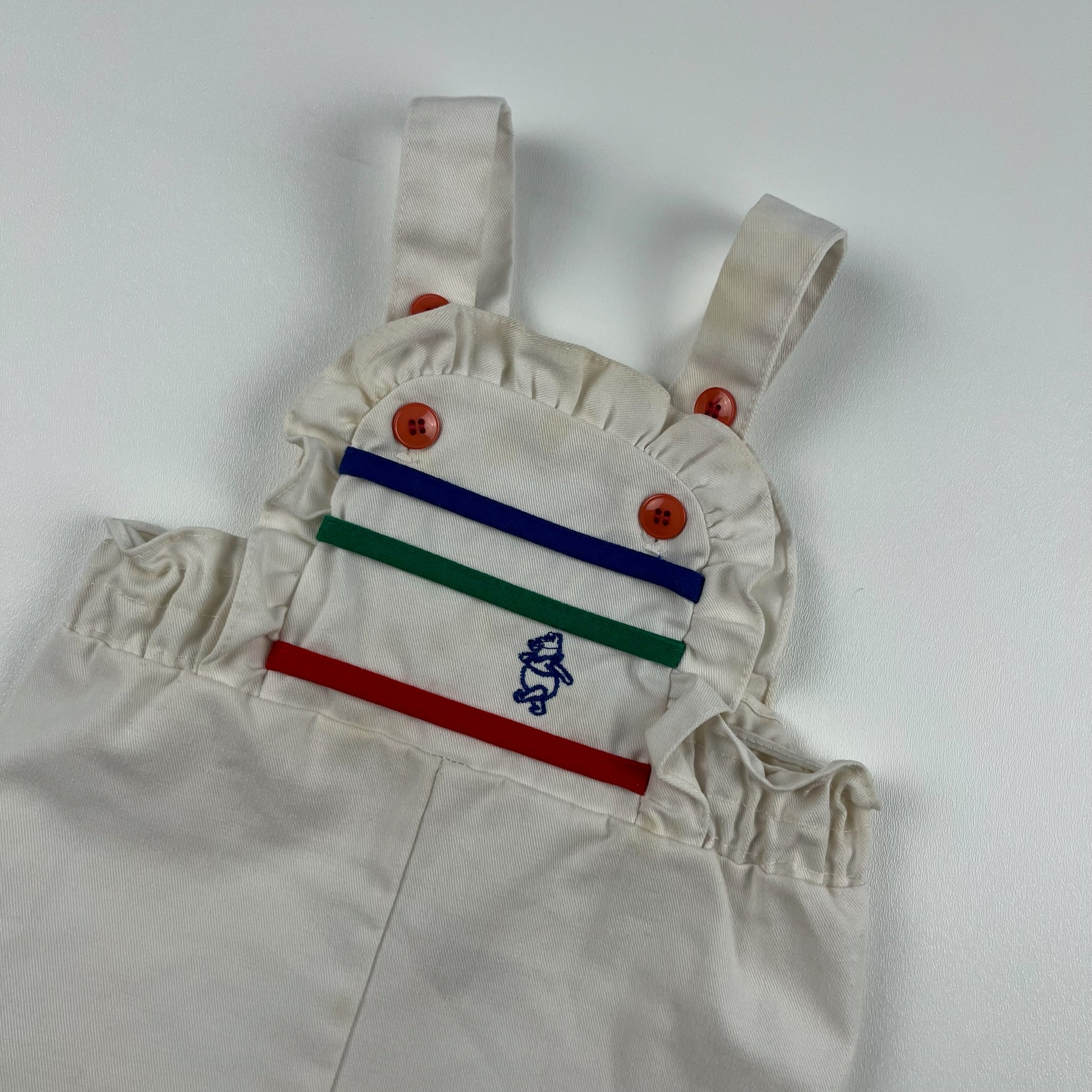 Vintage Winnie the Pooh Shortalls 12M
