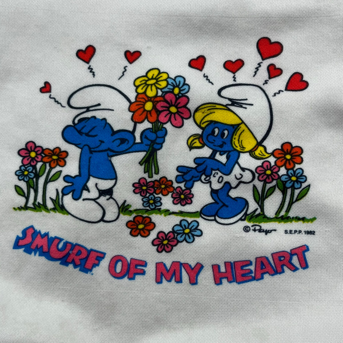Vintage Smurf Tank 18M