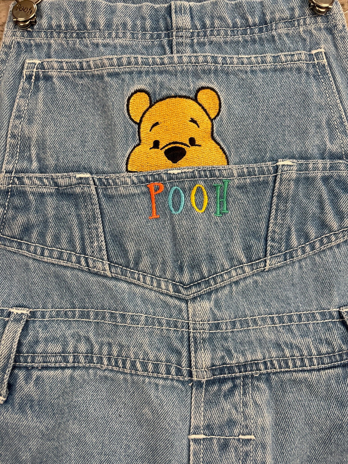 Vintage Winnie The Pooh Shortalls 7/8