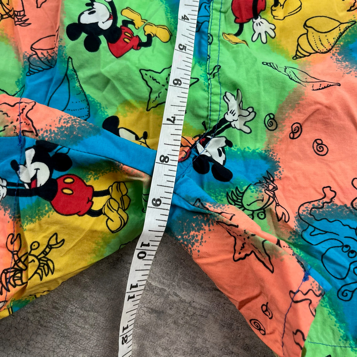 Vintage Mickey Mouse Swim Trunks 5/6T