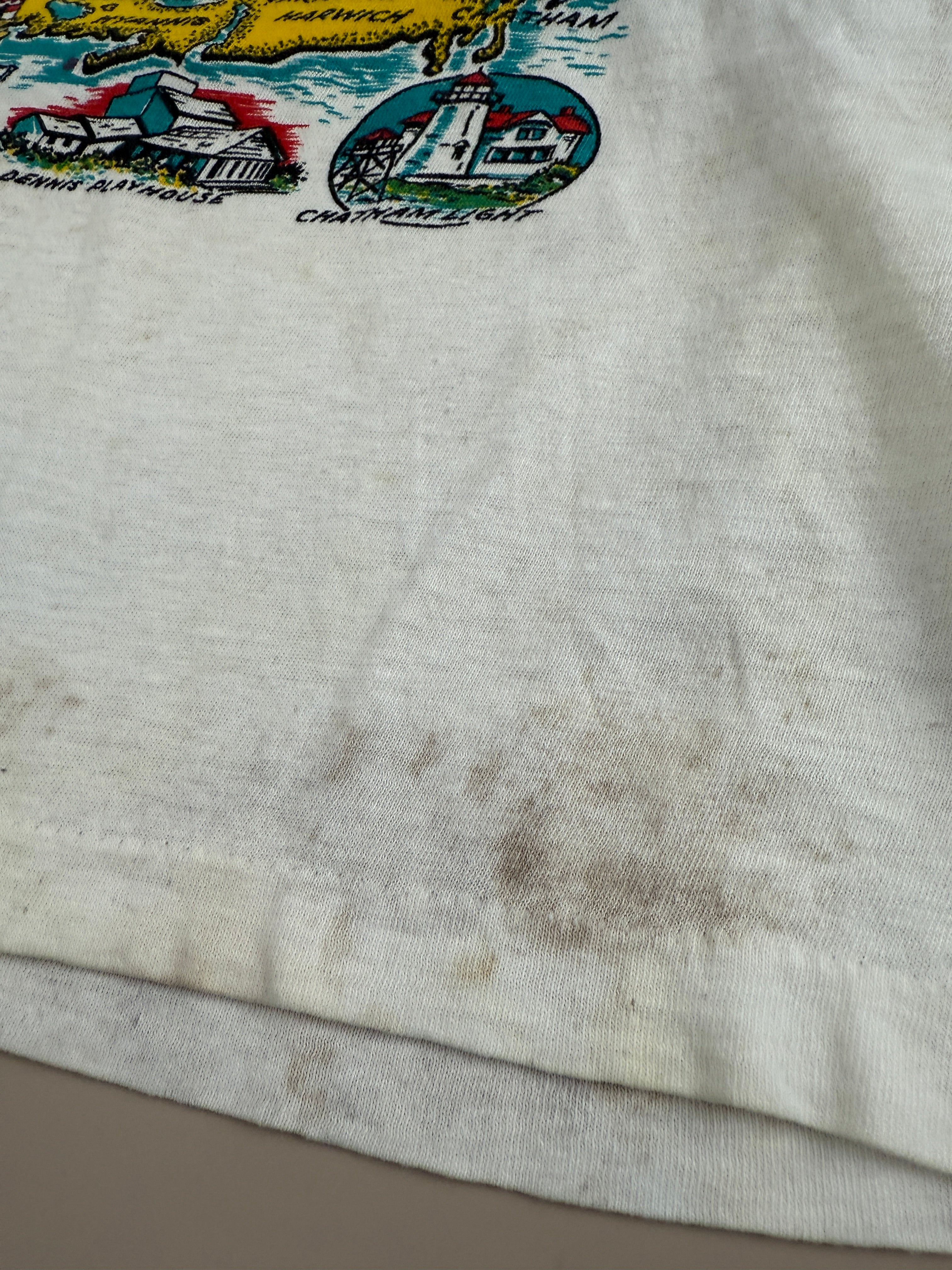 Vintage Distressed Cape Cod Destination T-Shirt 3T