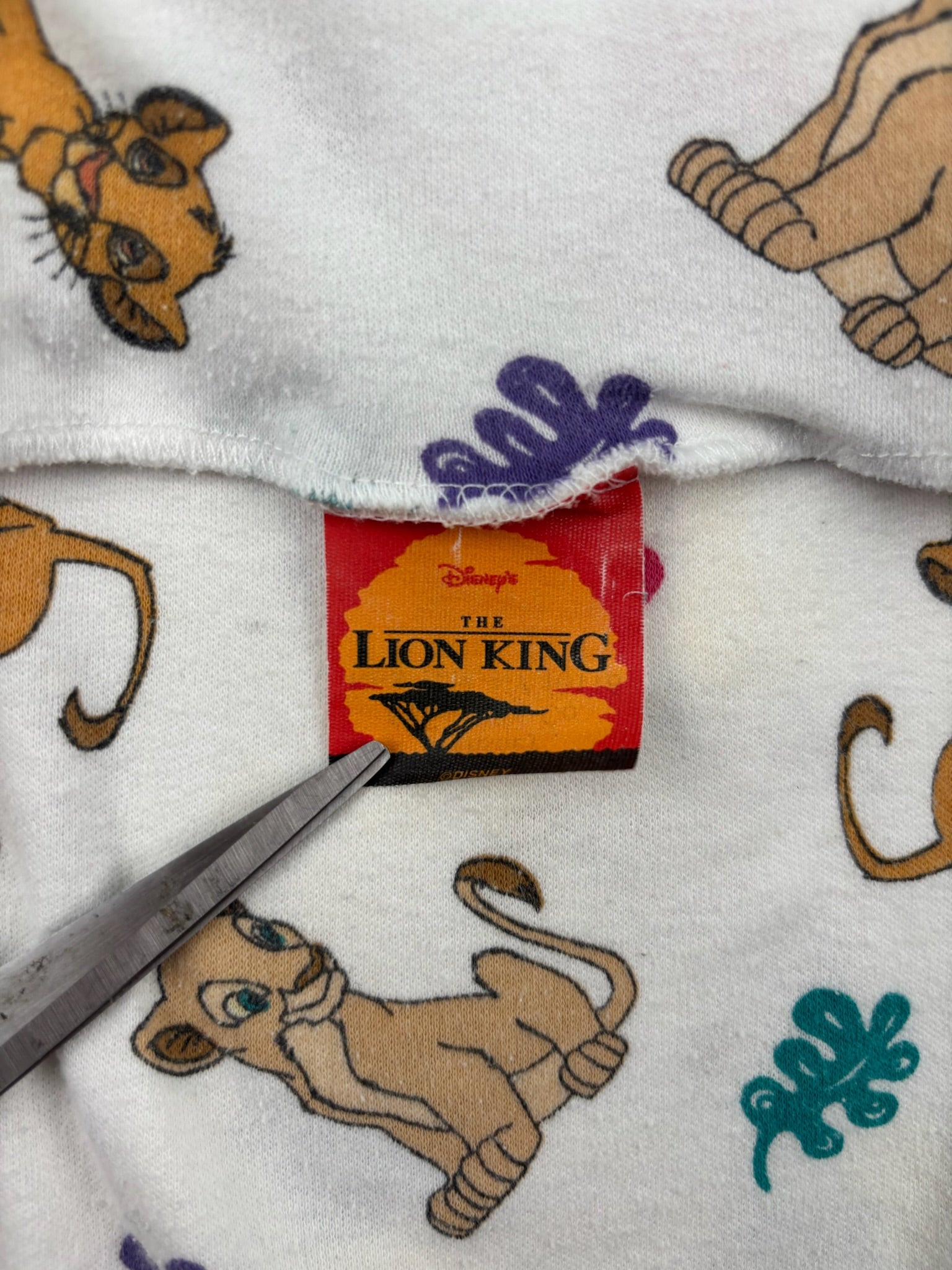 Vintage Lion King Aop Turtleneck 3/4T