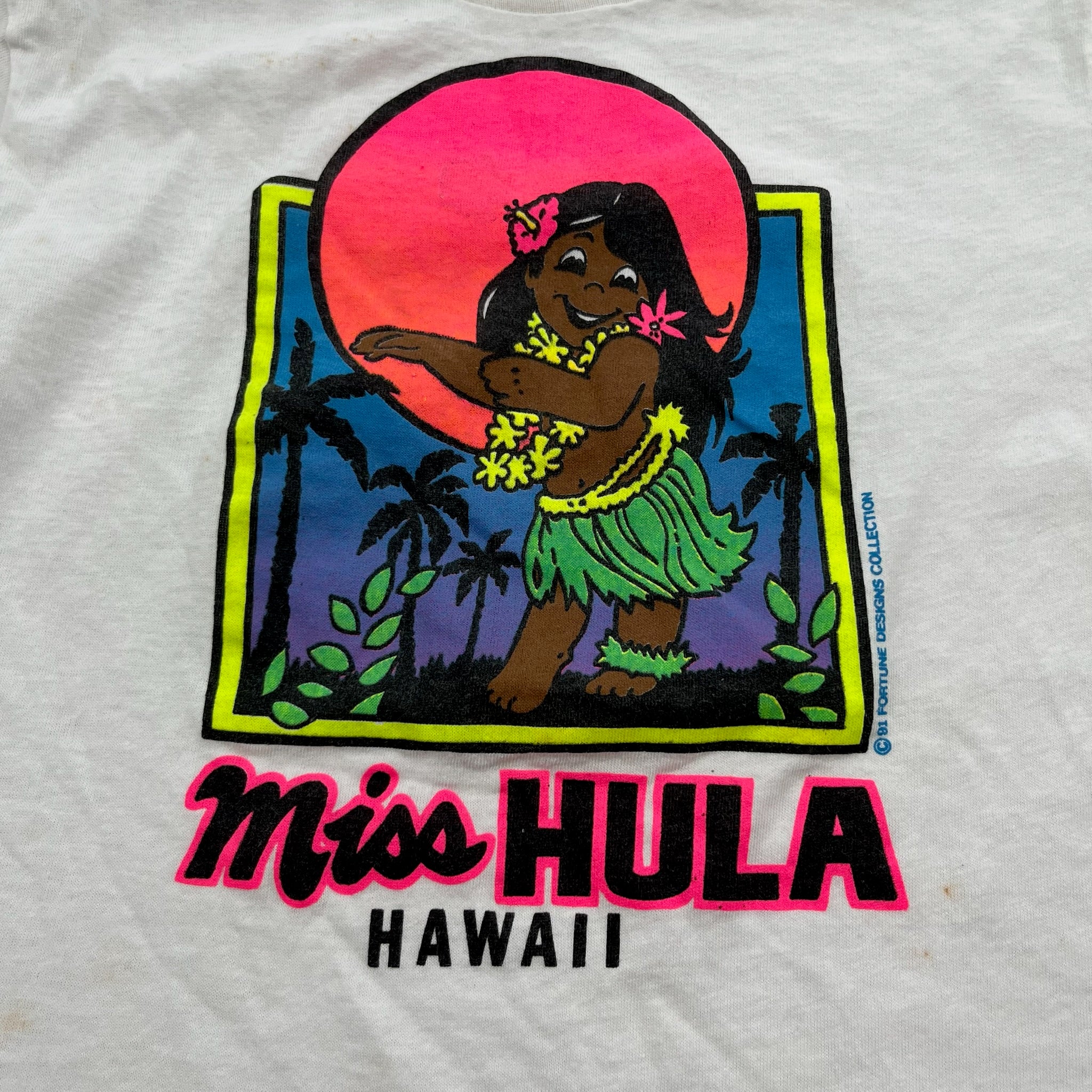Vintage Miss Hula Shirt 5T