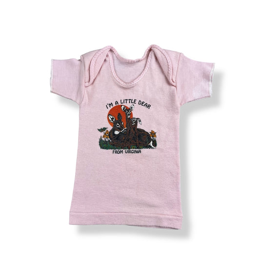 Vintage I'm A Little Dear From Virginia 9-12 Months