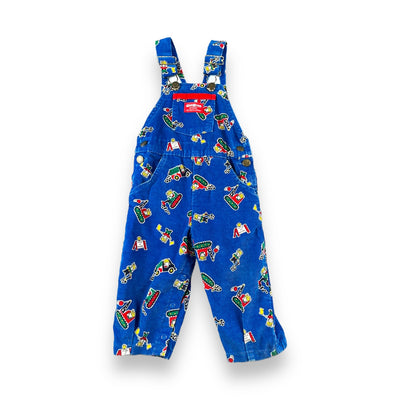 Vintage Construction OshKosh Overalls 2T