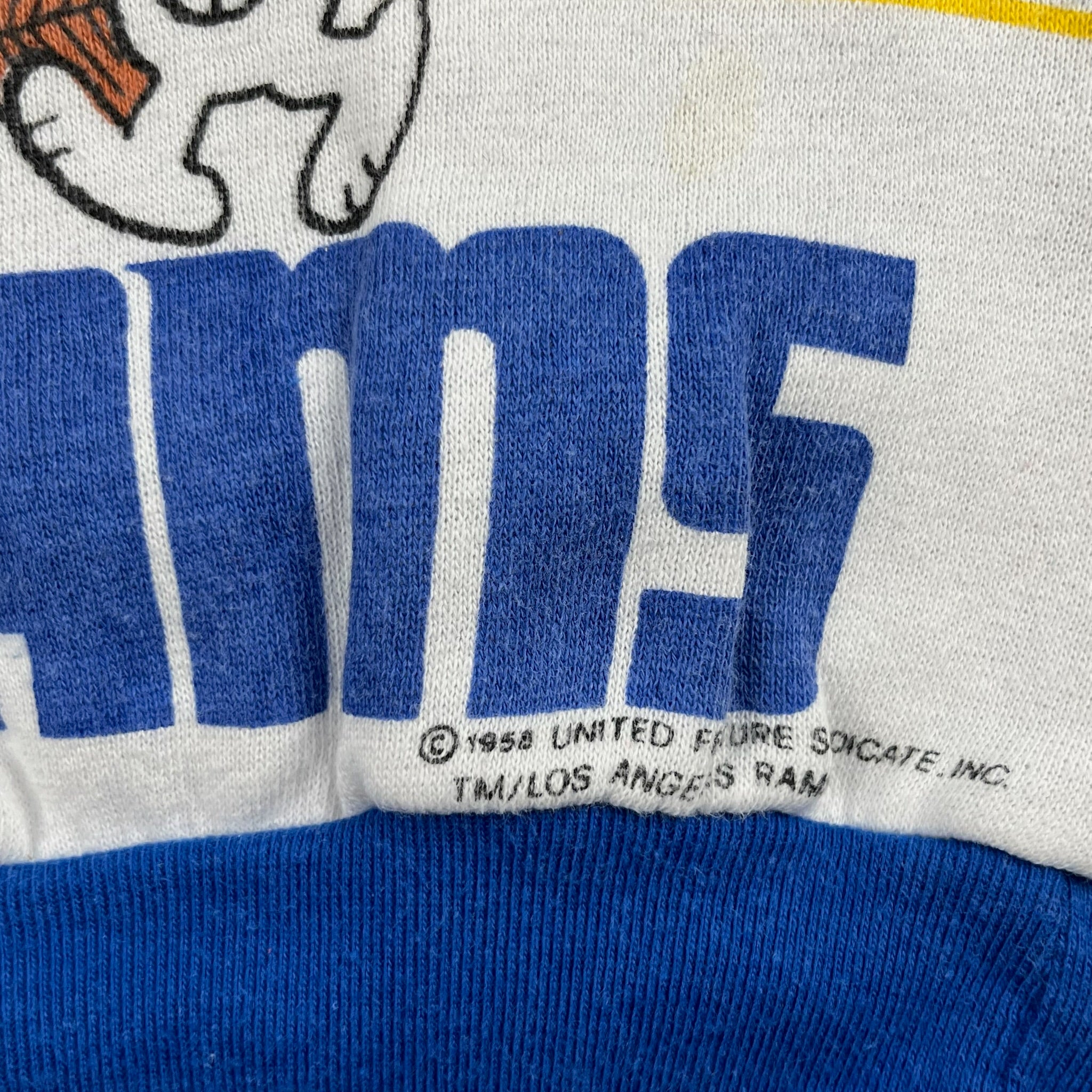 Vintage Rams Snoopy Crew 0-3M