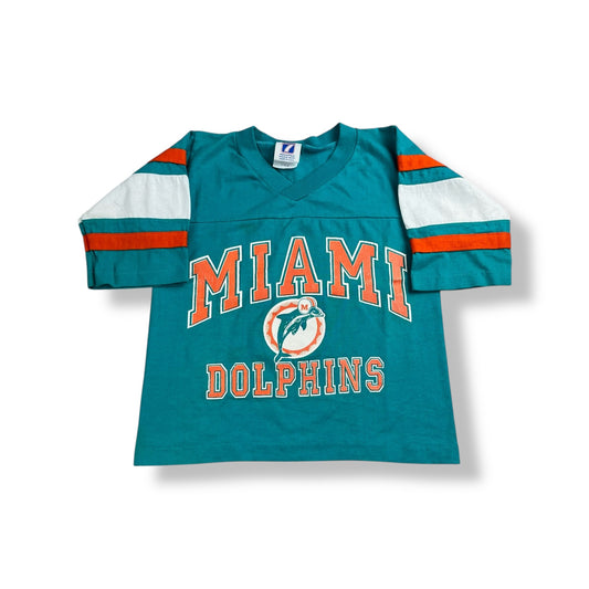 Vintage Logo 7 Miami Dolphins 3/4T