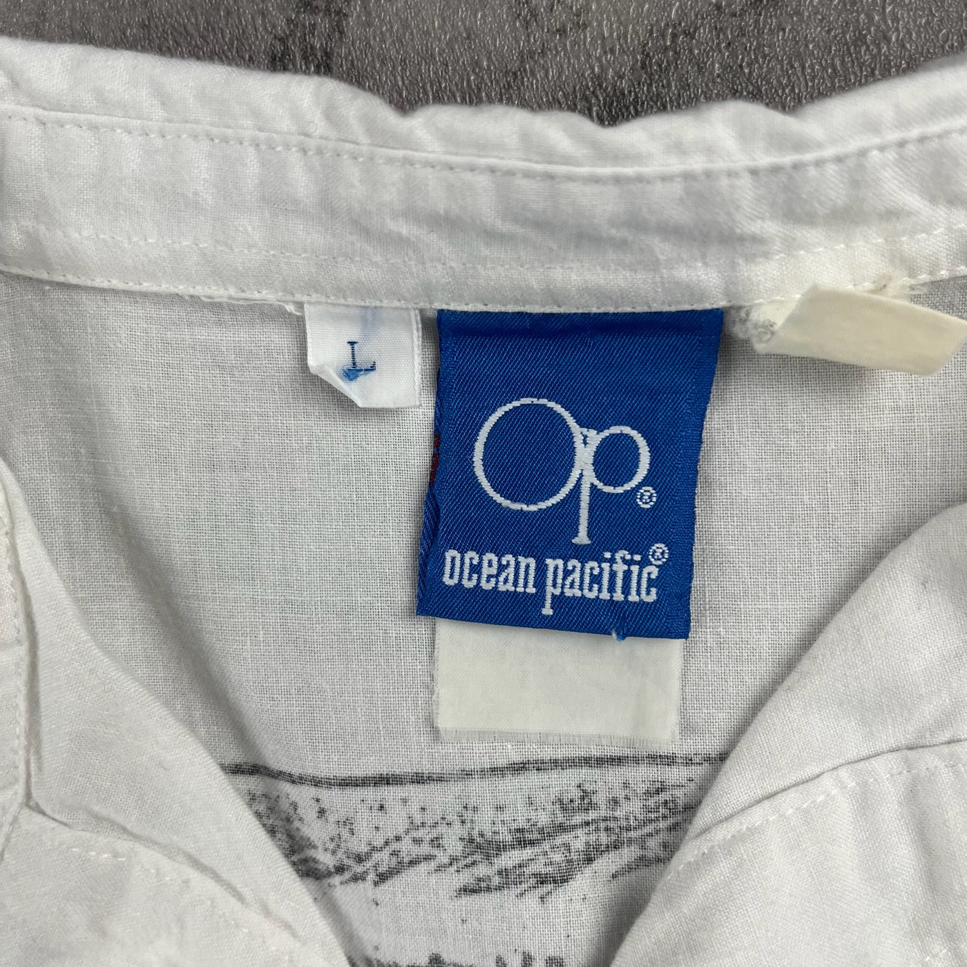 Vintage ‘85 Ocean Pacific Button-Up Shirt Youth XL