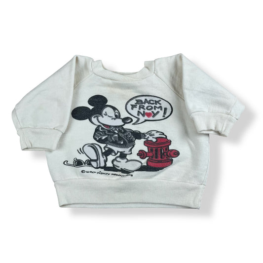 Vintage Mickey Mouse New York Sweater 9 Months