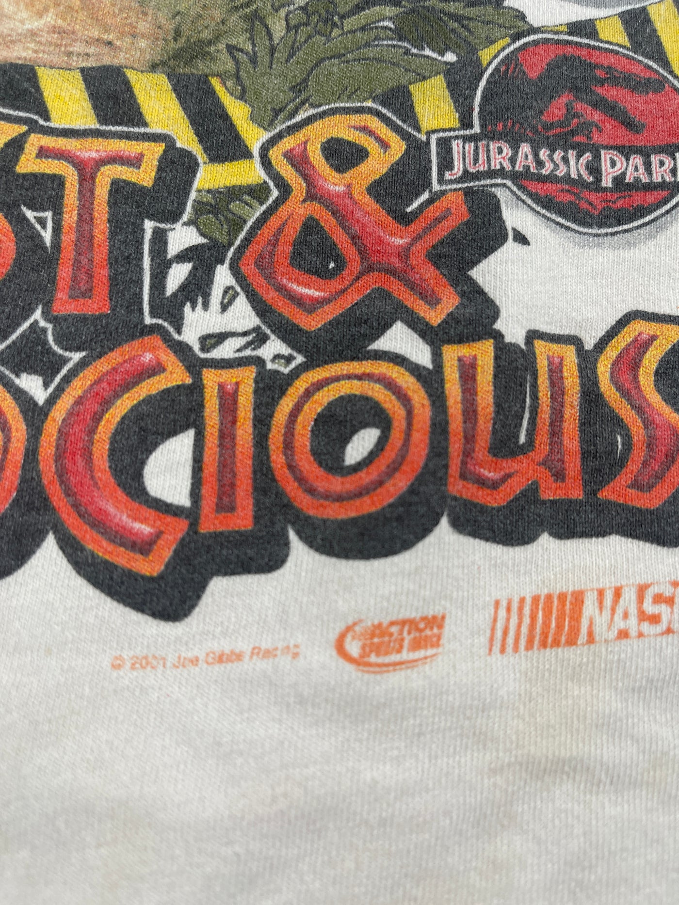 Vintage 2001 Nascar X Jurassic Park 3T