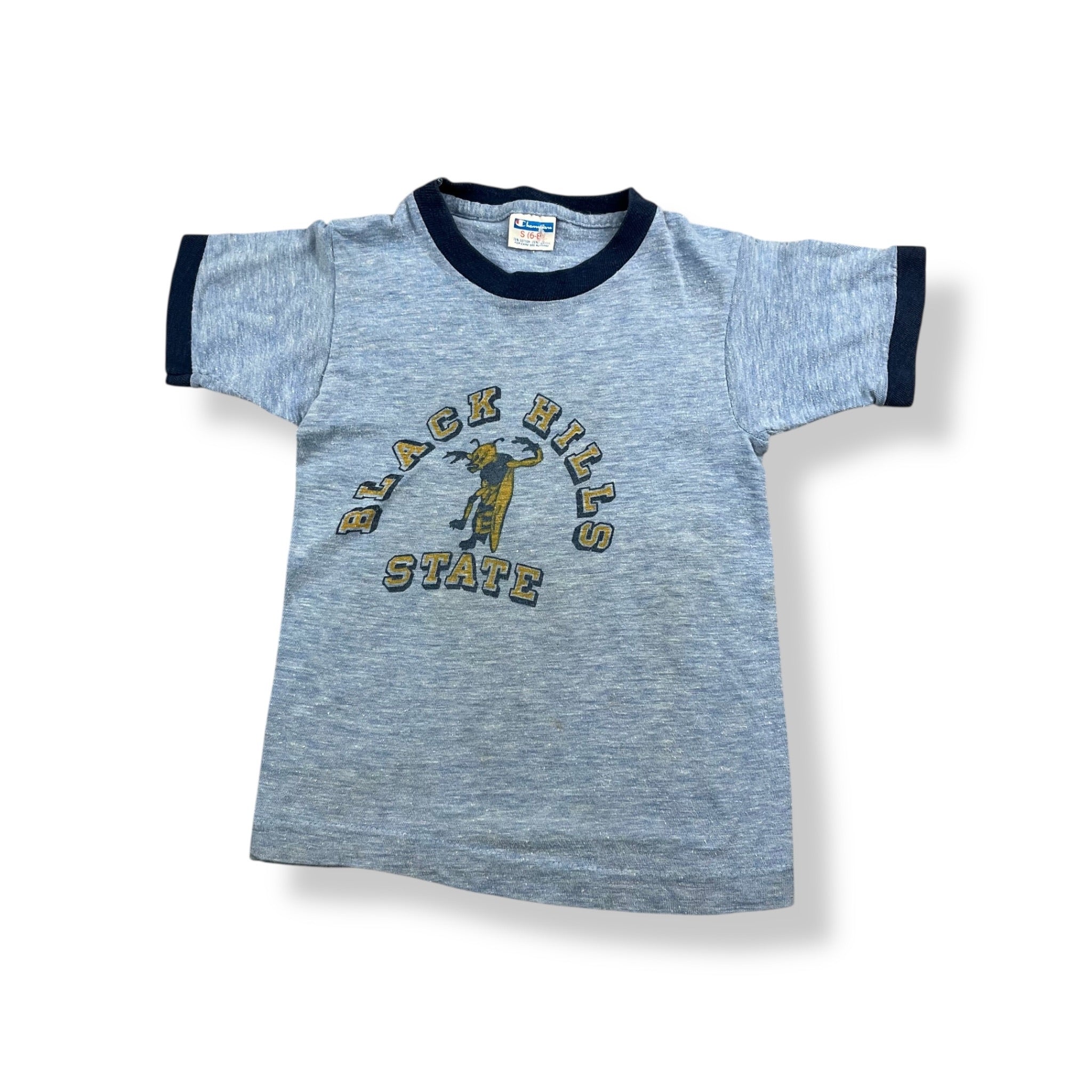 Vintage Black Hills State Ringer 3T