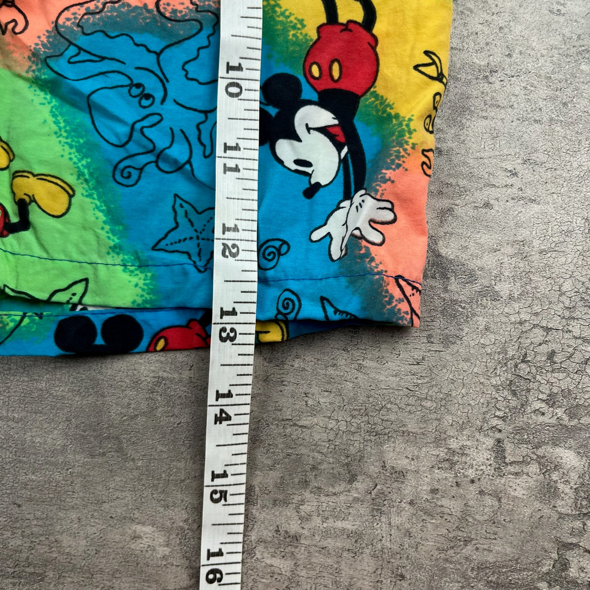 Vintage Mickey Mouse Swim Trunks 5/6T