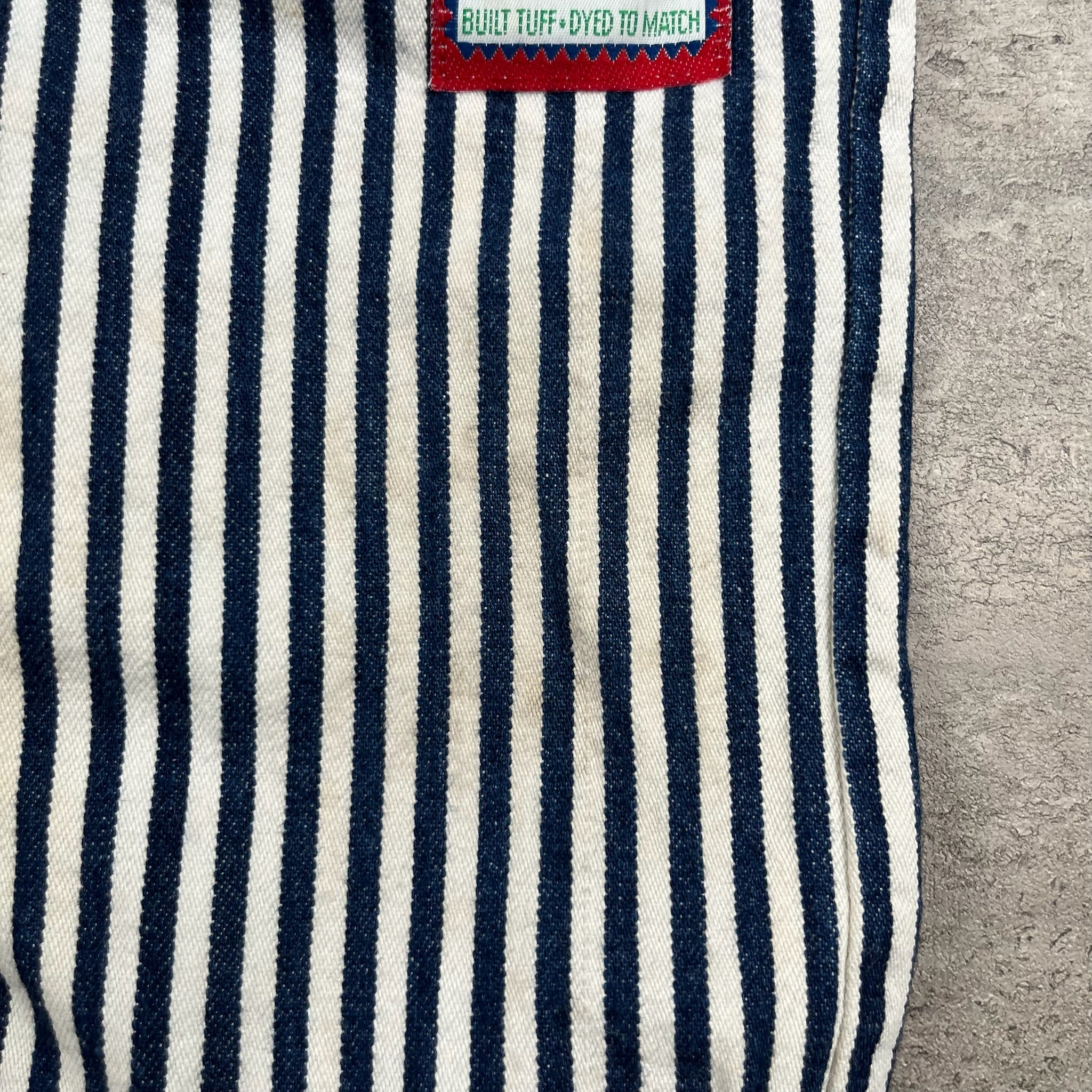 Vintage OshKosh Striped Jeans 12-18 Mo