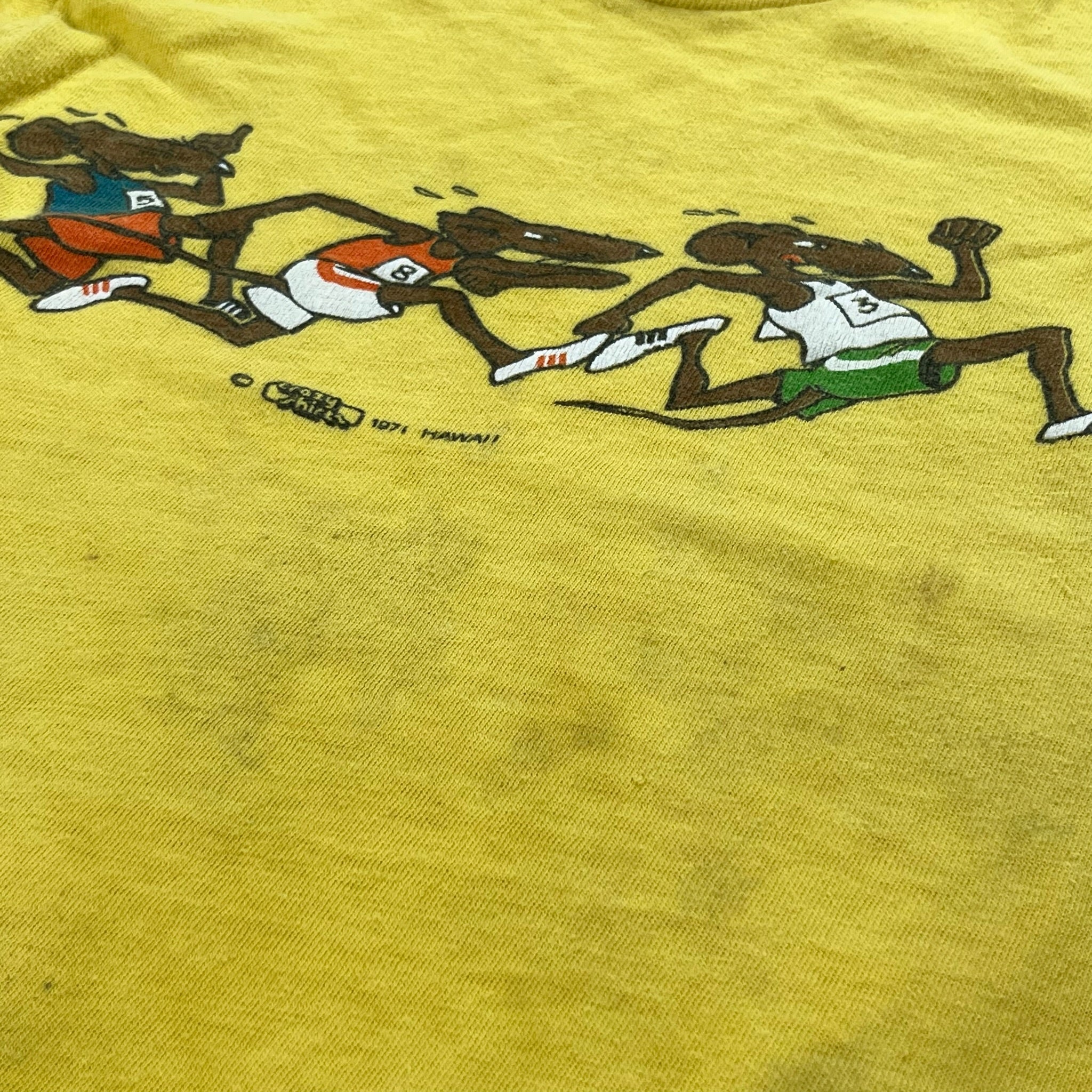 Vintage 70's Hawaiian Mice T-Shirt 3/4T