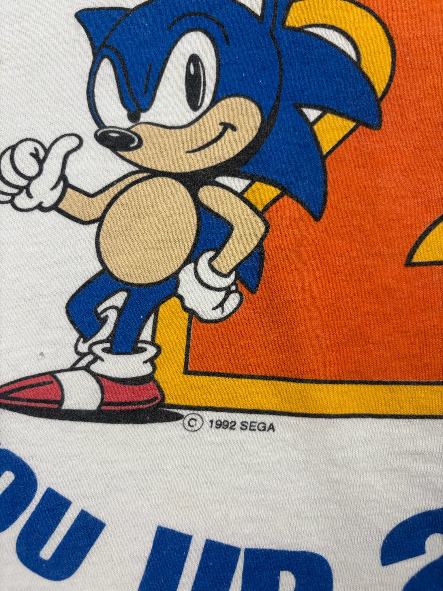 Vintage Sonic The Hedgehog Youth XL Adult Small