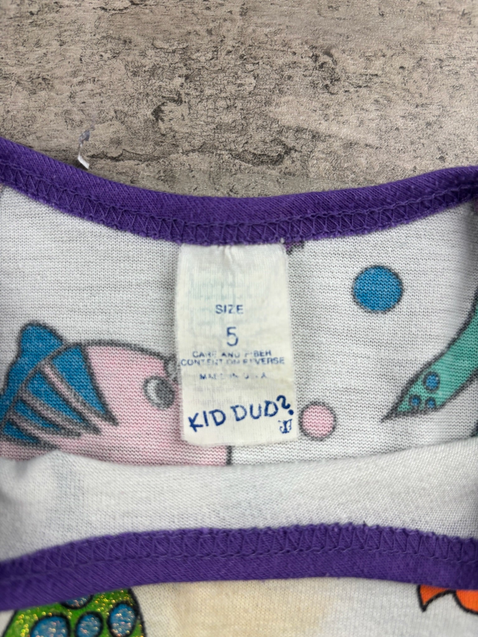 Vintage Fish Pj Top 3/4T