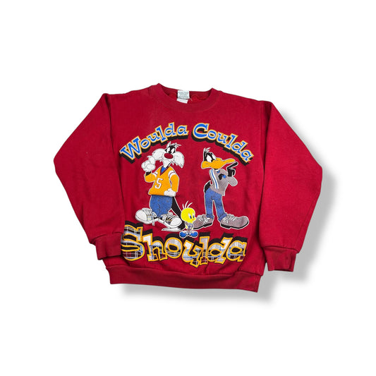 Vintage '96 Looney Tunes Crewneck Youth Medium