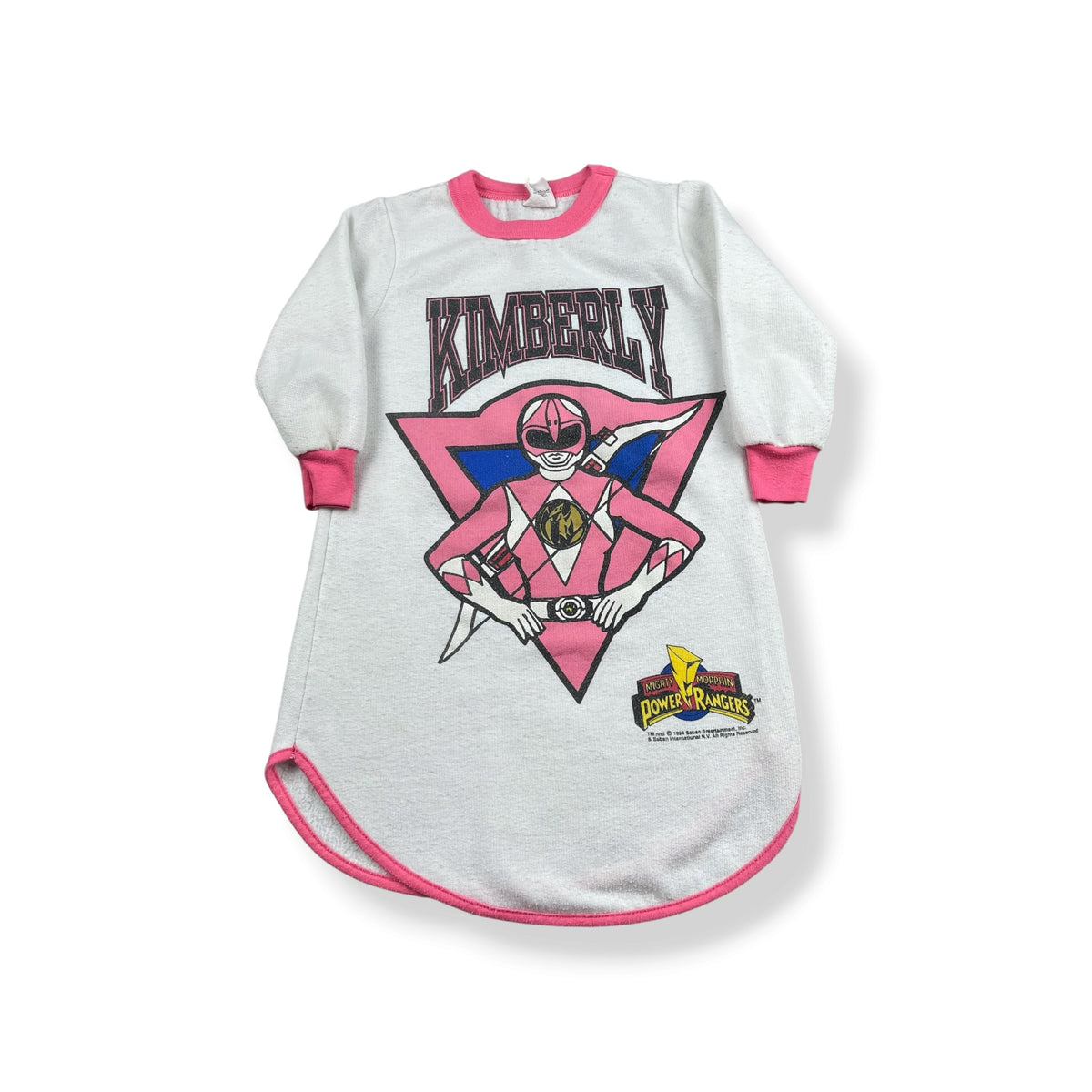Vintage Pink Ranger Nightgown 4/5T