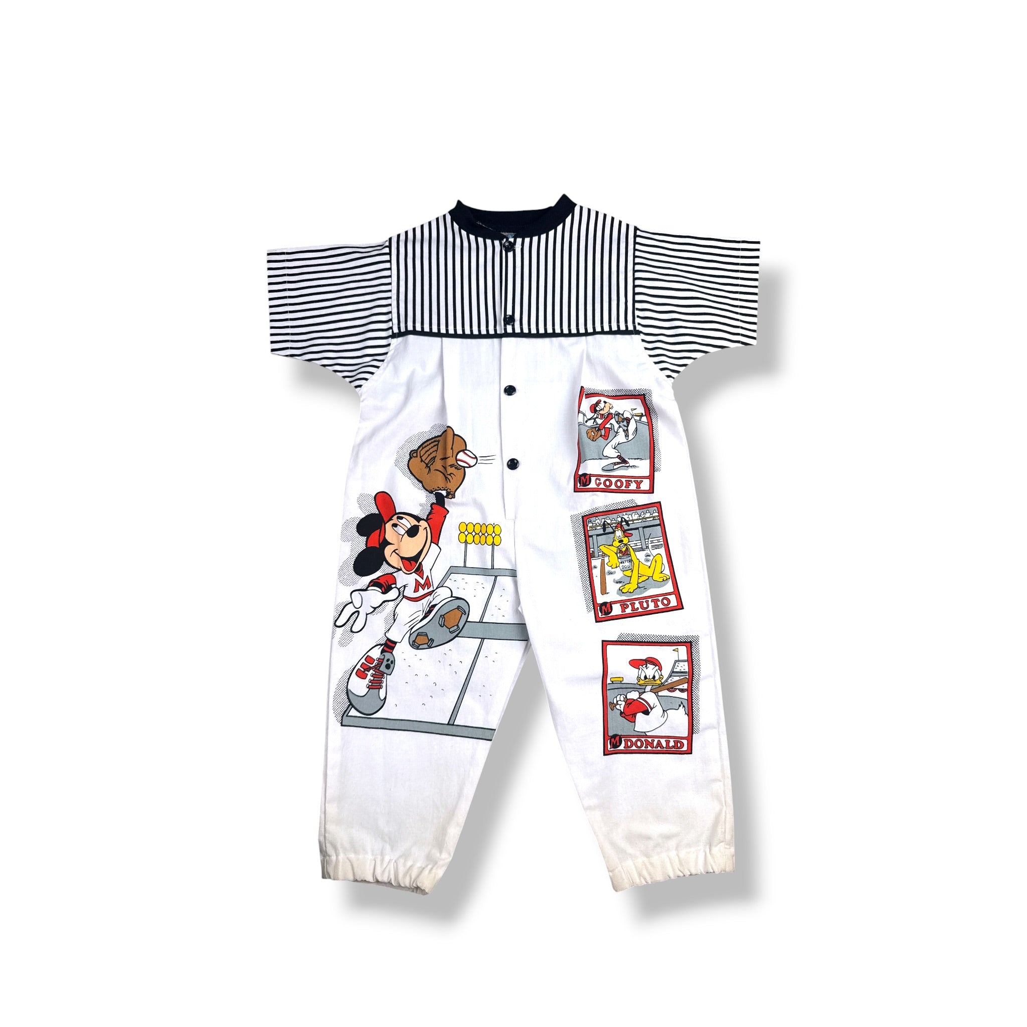 Vintage Deadstock Disney Basbeball Romper 3T