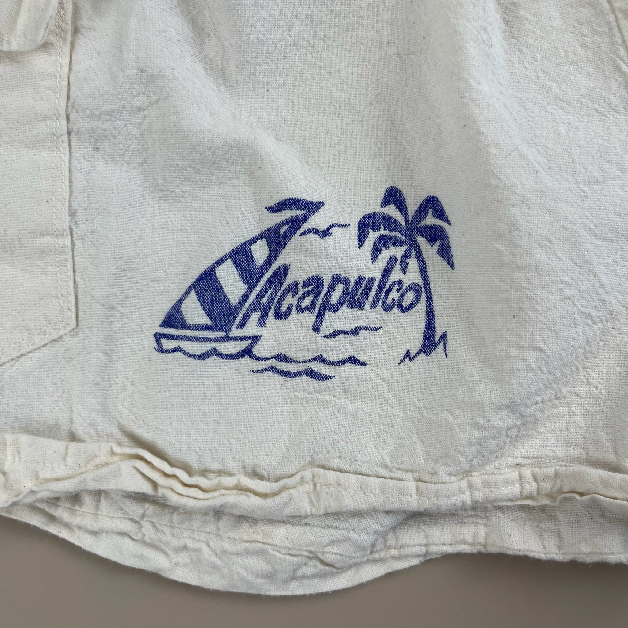Vintage Acapulco Linen Shorts 4T