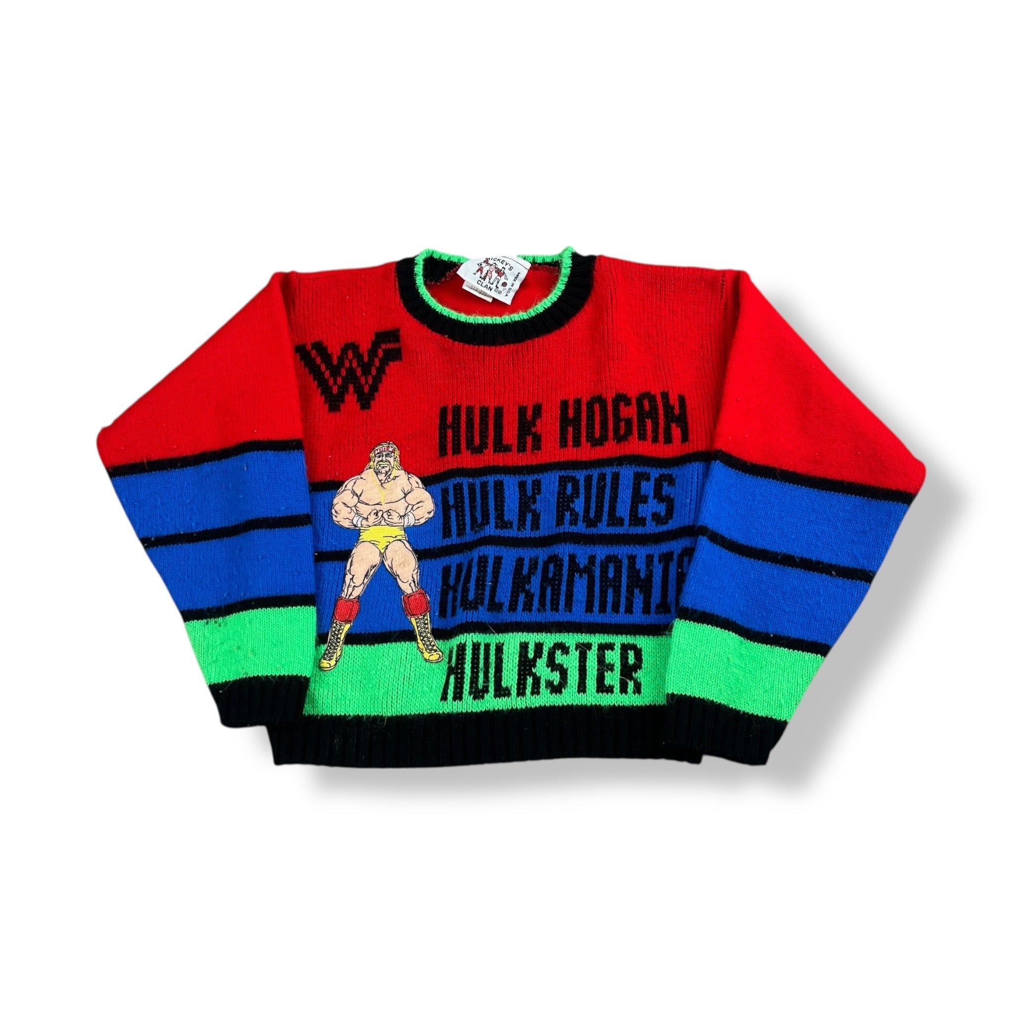 Vintage Hulk Hogan Knit Sweater 3T