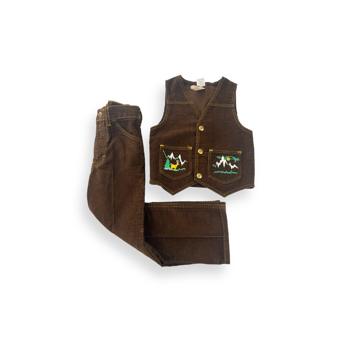 Vintage 70’s Vest Set 3T