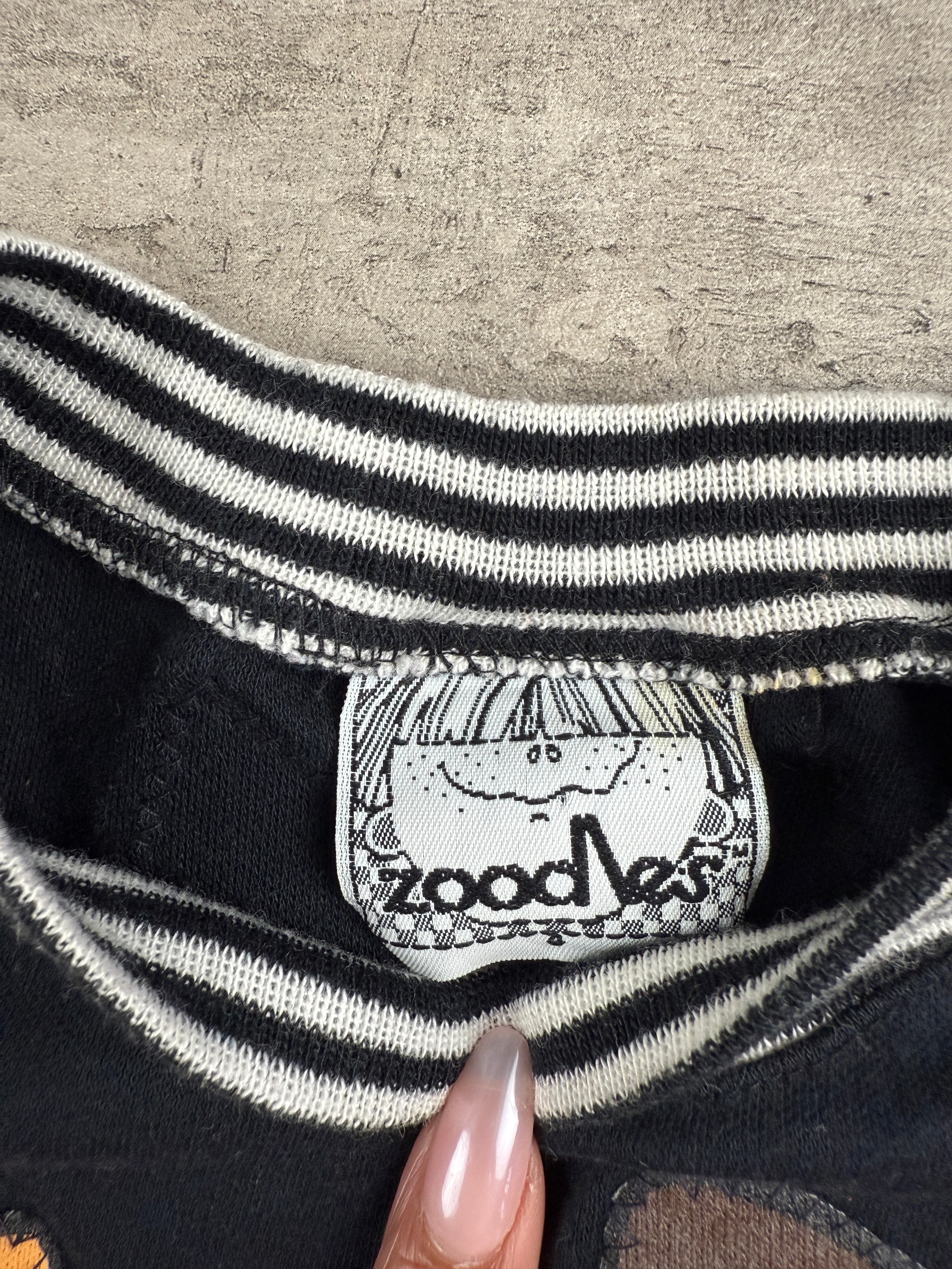 Vintage '95 Zoodles Cat Long Sleeve 5/6T