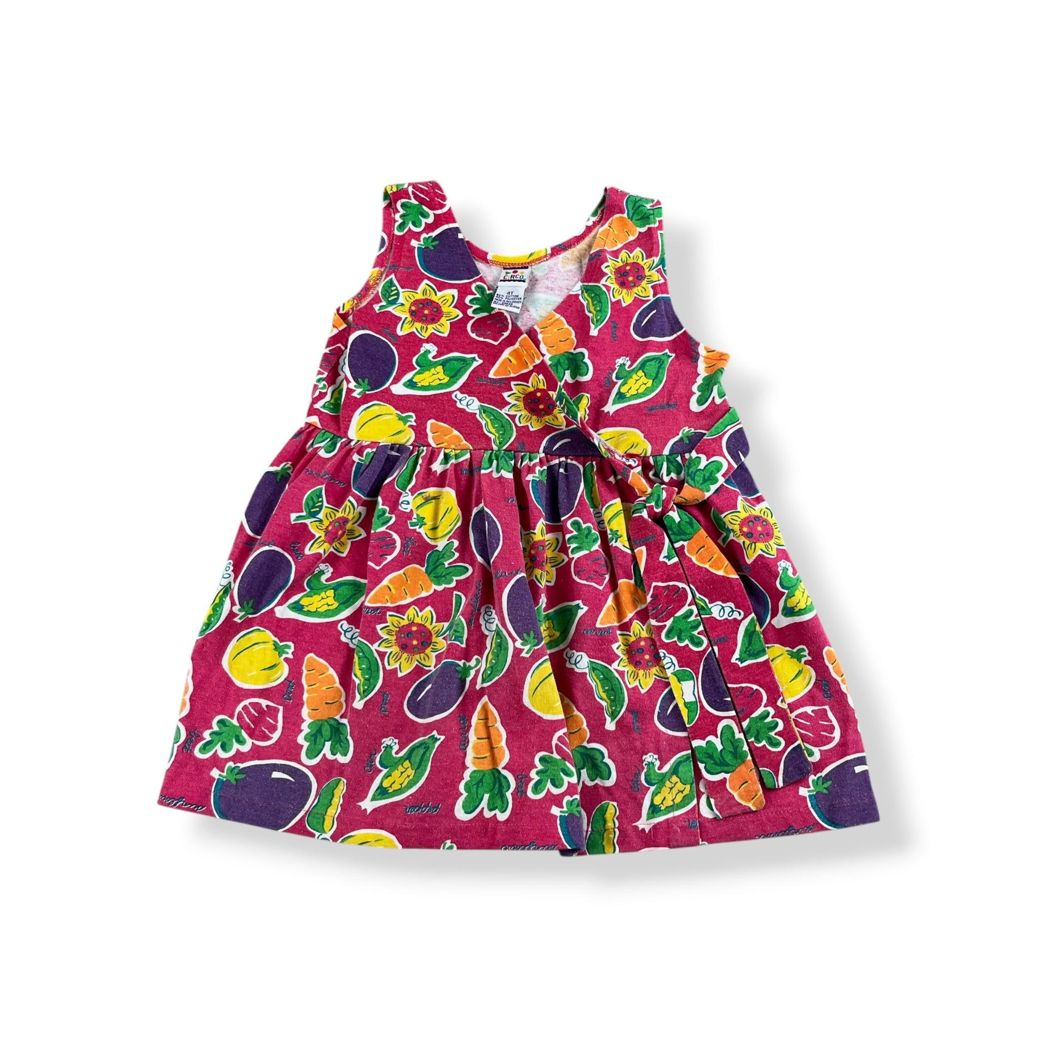 Vintage Circo Fruit AOP Dress 3/4T